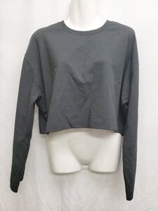 ◇ Θ JOURNAL STANDARD relume 無地 長袖 Tシャツ カットソー サイズF ブラック レディース P