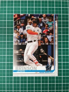 即決のみ！★TOPPS MLB 2019 SERIES 1 BASEBALL #296 LEWIS BRINSON【MIAMI MARLINS／読売ジャイアンツ／巨人】ベースカード 19★