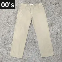 00s OLD GAP ワークパンツ ストライプチノパン y2kヴィンテージ古着