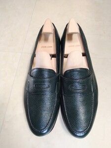 【日本限定！】JOHN LOBB　LOPEZ　２０２２年限定　鹿革　ダークグリーン　7E(27cm)　JOHN LOBB純正シューツリー付き【損はさせません！】