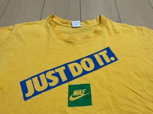 90sUSA製☆ナイキ☆JUST DO IT.☆Tシャツ☆シルバータグ☆好配色☆風車ゴツ浮世絵カマボコ肩掛け☆アメカジ☆モッズ☆オアシス☆ブラー