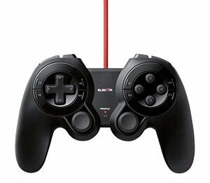 エレコム ゲームパッド USB 24ボタン MMO向け ブラック JC-DUX60BK(中古 未使用品)　(shin