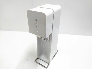 □動作品 SodaStream ソーダストリーム SOURCE 炭酸水メーカー 家庭用 SRA-001 横幅約12cm 奥行約21cm 高さ約42cm 1119-22 @100□