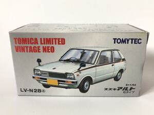 未展示 トミカ リミテッド ビンテージ ネオ TOMICA LIMITED VINTAGE NEO スズキ アルト Gタイプ 白 LV-N28 a TOMYTEC