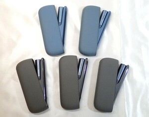 7271[M]◆電子タバコ◆IQOS ILUMA/アイコス/イルマ/M0001 C1402/ぺブルグレー/アズールブルー/喫煙具/まとめて 5点セット♪