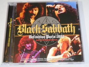 BLACK SABBATH/DEFENITIVE　PARIS　1983（SOUNDBOARD）2CD