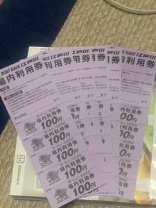 ボートレース江戸川 場内利用券3000円分