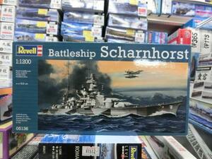 レベル　1/1200　05136　Battleship　Scharnhorst