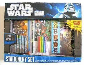 未開封 STAR WARS Stationery Set 文具 鉛筆他 30個 CLONE WARS