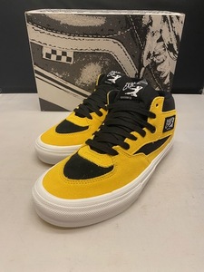 【新品】VANS SKATE HALFCAB BRUCE LEE BLACK/YELLOW US8.0 26.0cm ヴァンズ バンズ スケート ハーフキャブ ブルースリー