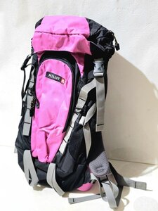 ★美品★ MILLET ミレー 登山リュック 30L バックパック MIS0404 ブラック×ピンク ハイキング アウトドア HMY