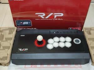 即決PS3 HORI リアルアーケードPro.V3 SA 動作確認済アケコン 天面状態良好 三和レバーボタン使用ジョイスティック RAP ホリ