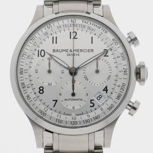 Baume & Mercier ボーム＆メルシェ 65716 シルバー シルバーダイヤル SS 自動巻き メンズ 【122054】