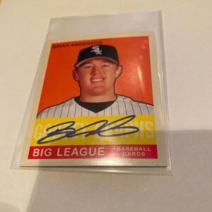 Brian Anderson 2007 UD Goudey Big League auto