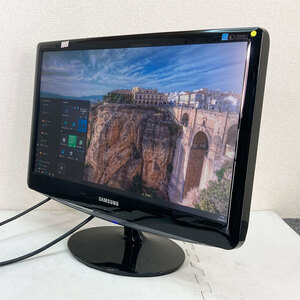 中古 ワイド液晶モニター 2010年製 ★ SAMSUNG SyncMaster B2230H 21.5インチワイド 解像度:1920×1080 フルHD 入力3系統 VGA/DVI/HDMI