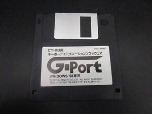 送料120円　G-PORT　CT-V8　キーボード　エミュレーション　ソフトウェア　Windows98専用　3.5インチ？（SEZZ