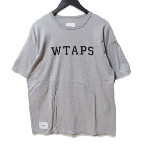 WTAPS ダブルタップス 半袖Tシャツ 221ATDT-CSM17 ACADEMY SS Tee グレー 2 27108651