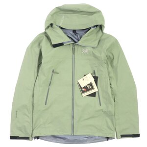 未使用品▼アークテリクス X000007725 Beta Lightweight Jaket GORE-TEX ゴアテックス フード付き 刺繍入り ナイロンジャケット S 正規品