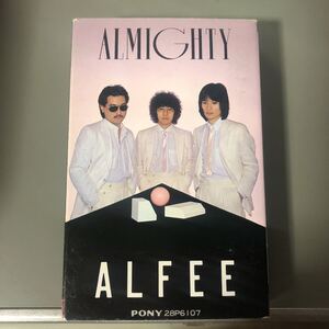 アルフィー　ALMIGHTY 国内盤カセットテープ■