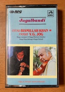 カセットテープ USTAD BISMILLAH KHAN & PANDIT V.G. JOG / JUGALBANDI STC 02B 6276 ジャケット後側に一部書き込みあり