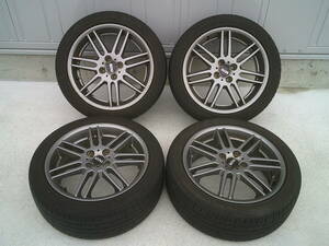 ★ BMWミニ MINI 純正 BBS 17インチ アルミホイール 4本 7J X 17 +48 PCD100 4穴 グレー 215/45R17 ★ R50 R53 R55 R56 クーパー クーパーS