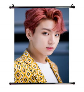  BTS 防弾少年団 ジョングク グッズ タベストリー 布ポスター 約41ｃｍ×57ｃｍ (P)