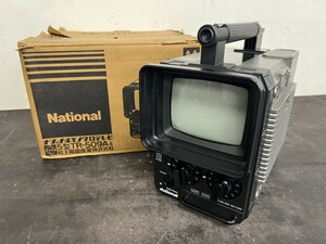 レア！未使用保管品！通電確認済み！1979年製 ナショナル 白黒テレビトランザム 5型 TR-509Ab ポータブル 元箱付き