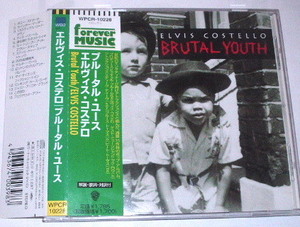 帯あり国内盤 ELVIS COSTELLO /brutal youth~エルヴィスコステロ ブルータルユース