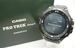 1000円スタート スマートウォッチ CASIO カシオ PROTREK Smart プロトレックスマート WSD-F20 androidwear GPS搭載 付属品有 TMS K10020