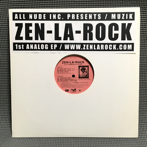 ZEN-LA-ROCK - 1ST ANALOG EP 【PROMO 12inch】 Rovo-Pop / Sebastien Disco / Party Time Deathco / T LA ROCK / ALL NUDE INC - ANI-003