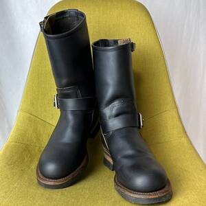 美品 RED WING レッドウィング プリントPT91 茶芯 クリッピング有 2268 エンジニアブーツ 6.5 USA製 24.5相当 ビンテージ レザーシューズ