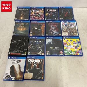 1円〜 PS4 PlayStation4 ソフト ぷよぷよTETRiS DARK SOULS REMASTERED 他