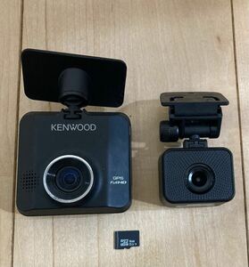 ★1円スタート KENWOOD 前後カメラ ドライブレコーダー DRV-MR450 8GB マイクロSDカード付 コムテック、ユピテル ケンウッド DRV-MR760 745