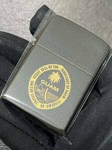 zippo グアム ヴィンテージ マットブラック 希少モデル GUAM シルバーインナー 1987年製