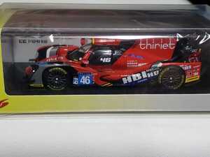 新品 1/43 スパーク SPARK Oreca 05 - Nissan No.46 LMP2 Thiriet By Tds Racing LM2015 ドライバー：P. Thiriet - L. Badey - T. Gommendy