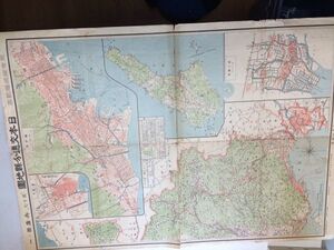 ●K12A●日本交通分県地図●17●兵庫県●大正14年発行●即決