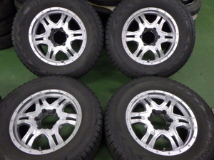 カゼラ ハイパーⅢ 17×7.5J +25&ヨコハマ G075 265/65R17 スタッドレスセット☆PCD139.7☆ランクル/プラド/ハイラックス/サーフ等に