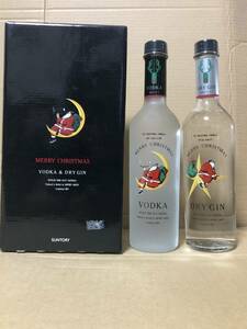 送料無料 終売品 未開栓 未開封 サントリー メリークリスマス ウォッカ ジン SUNTORY MERRY CHRISTMAS VODKA GIN スピリッツ