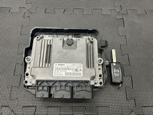 プジョー 207 ABA-A75F01 エンジンコンピューター 5F01 実働車外しECU 鍵付き