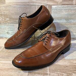 【ビッグサイズ・28.5cm程】COLE HAAN コールハーン 外羽根 Uチップ Vチップ US10 1/2 M レザーソール　ライトブラウン