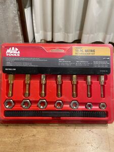 MAC TOOLS マックツール15PC.メトリックネジ山修正用 タップ/ダイス/ヤスリ セットTRMSET 工具 整備