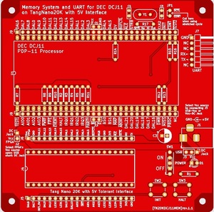 TangNanoDCJ11MEM専用プリント基板