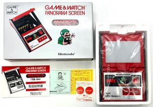 【超美品】任天堂 ゲーム＆ウォッチ パノラマスクリーン マリオズ ボンアウェイ TB-94 Nintendo GAME&WATCH Mario