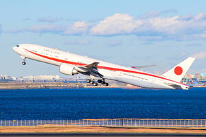 飛行機 デジタル画像 ボーイング777 日本 政府専用機 12