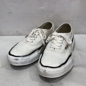 【MAISON MIHARA YASUHIRO】BAKER original sole lowcut sneaker メゾンミハラヤスヒロ SIZE 43 キャンバス A02FW704 ts202412