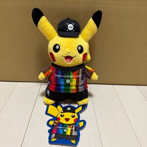 ポケモンセンター限定 2015年 ポケモンEXPO限定 ピカチュウ エキスポ 紙タグ付き美品