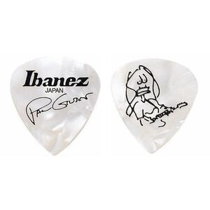 ★Ibanez 1000PG-PW 1.0mm ショート ティアドロップ セルロース Paul Gilbert ポール ギルバートピック10枚セット★新品/メール便