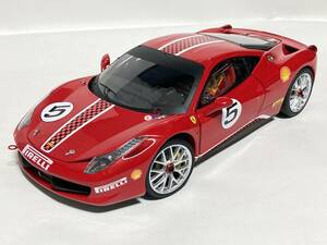 1/18 Hotwheels ELITE Ferrari 458 CHALLENGE #5 LIMITED EDITION 1 of 5.000 美品　 同梱不可　