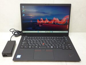 ☆1円☆第8世代☆Lenovo Thinkpad X1CARBON.20QE-S7XC00 7th☆Core i5 1.60GHz/8GB/SSD256GB/高解像度/無線/WWAN/カメラ/Office/DtoD領域☆