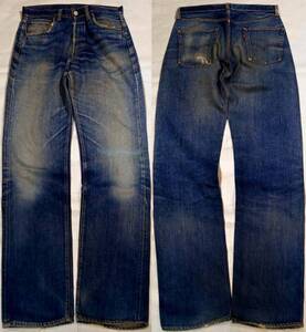 f761/LEVIS501ビッグＥヴィンテージゴールデンsizeヒゲメリハリ!